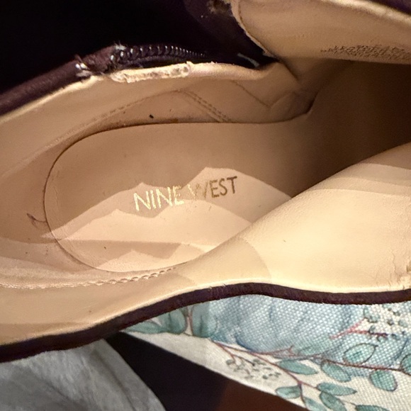 Nine West Chocolate Suede Ankle Booties - Picture 3 of 6